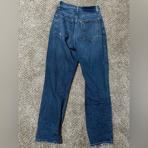 Abercrombie Ultra High Rise Ankle Straight Jean - Picture 2 of 3